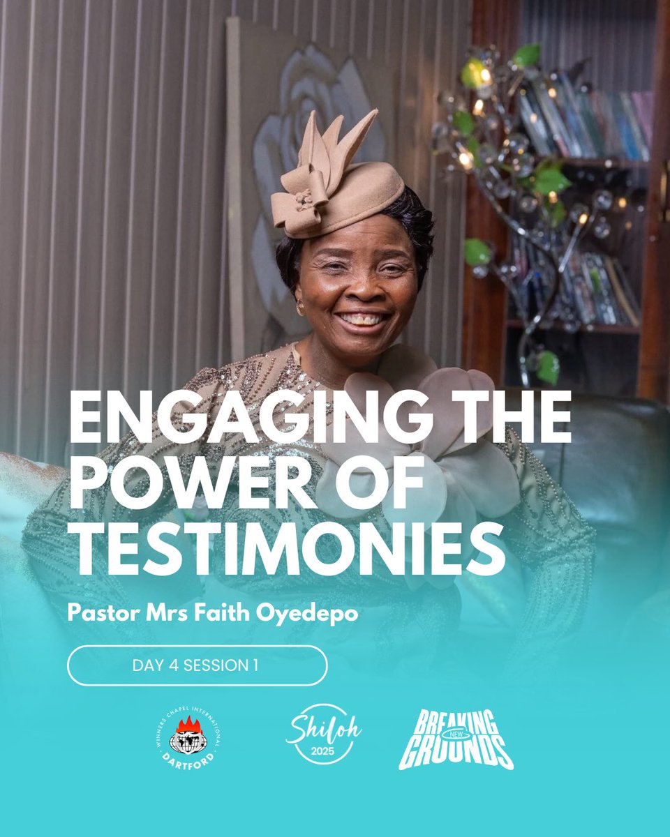 winnersdartford's tweet image. DAY 4 Word 1 — Pastor Mrs. Faith Oyedepo

facebook.com/share/p/1Bbgdz…

#shiloh2025 #sermonnotes #winnersdartford