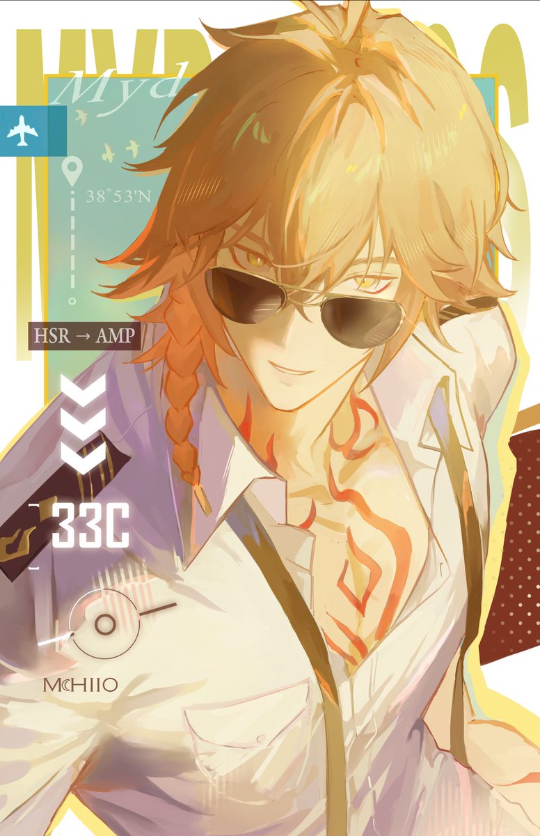 Captain #Phainon &amp; #Mydie (1/2)

Artwork for <a href="/phaideicafe/">phaideicafe</a> #phaidei