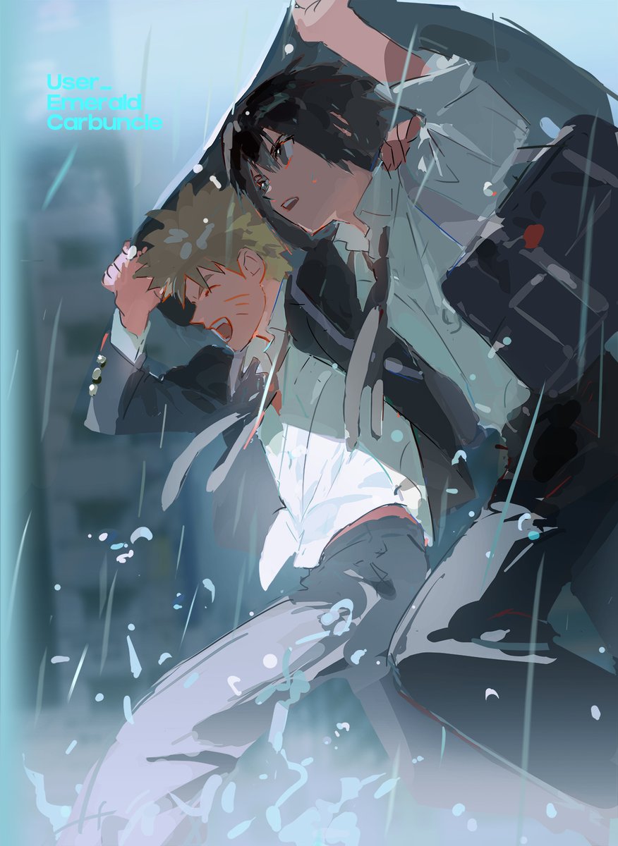 EmeraldWan34590's tweet image. rainy narusasu