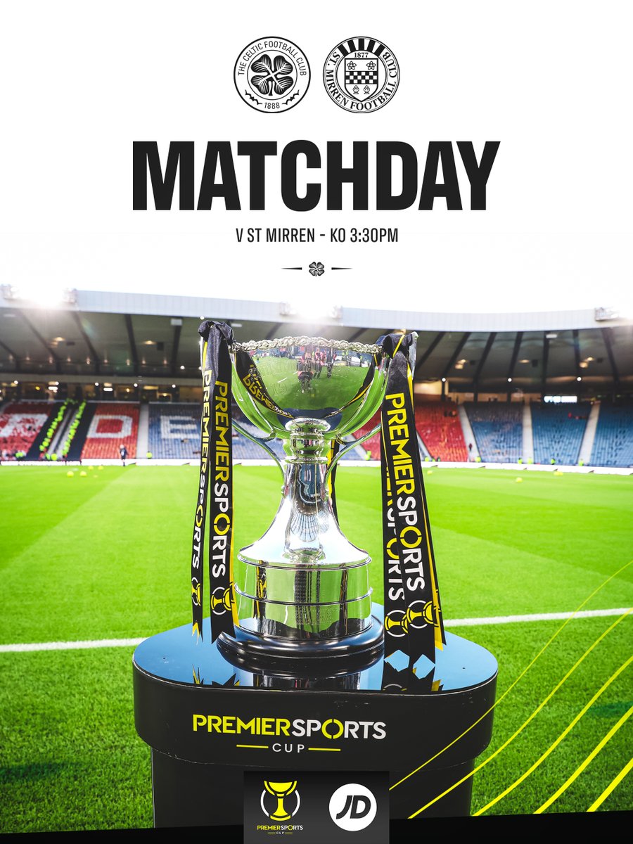 🏟️ All roads lead to Hampden for the #PremierSportsCupFinal

#CELSTM | #CelticFC🍀
