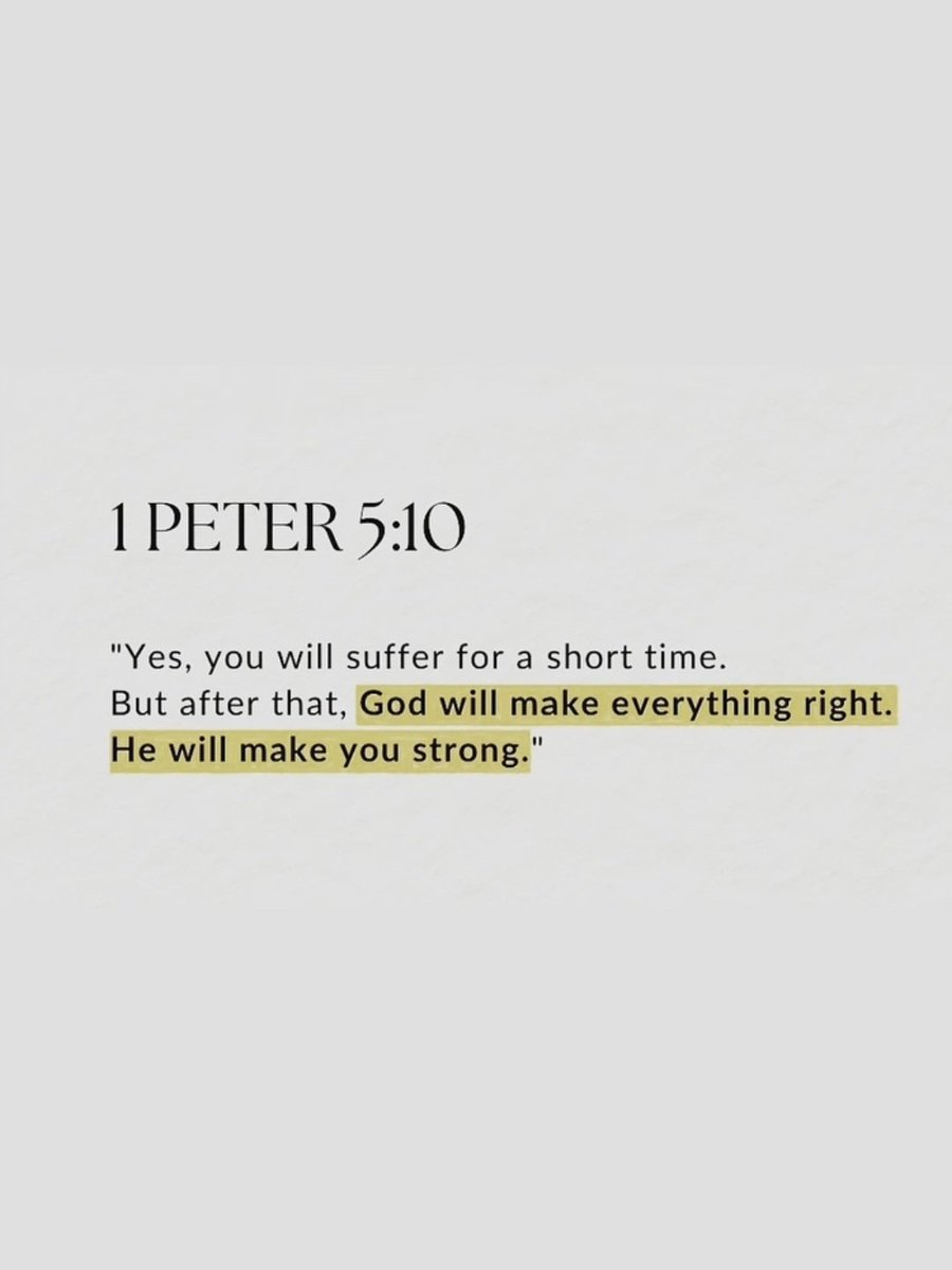 John_Matthew_T's tweet photo. 1 Peter 5:10 https://t.co/md01JBFtdt