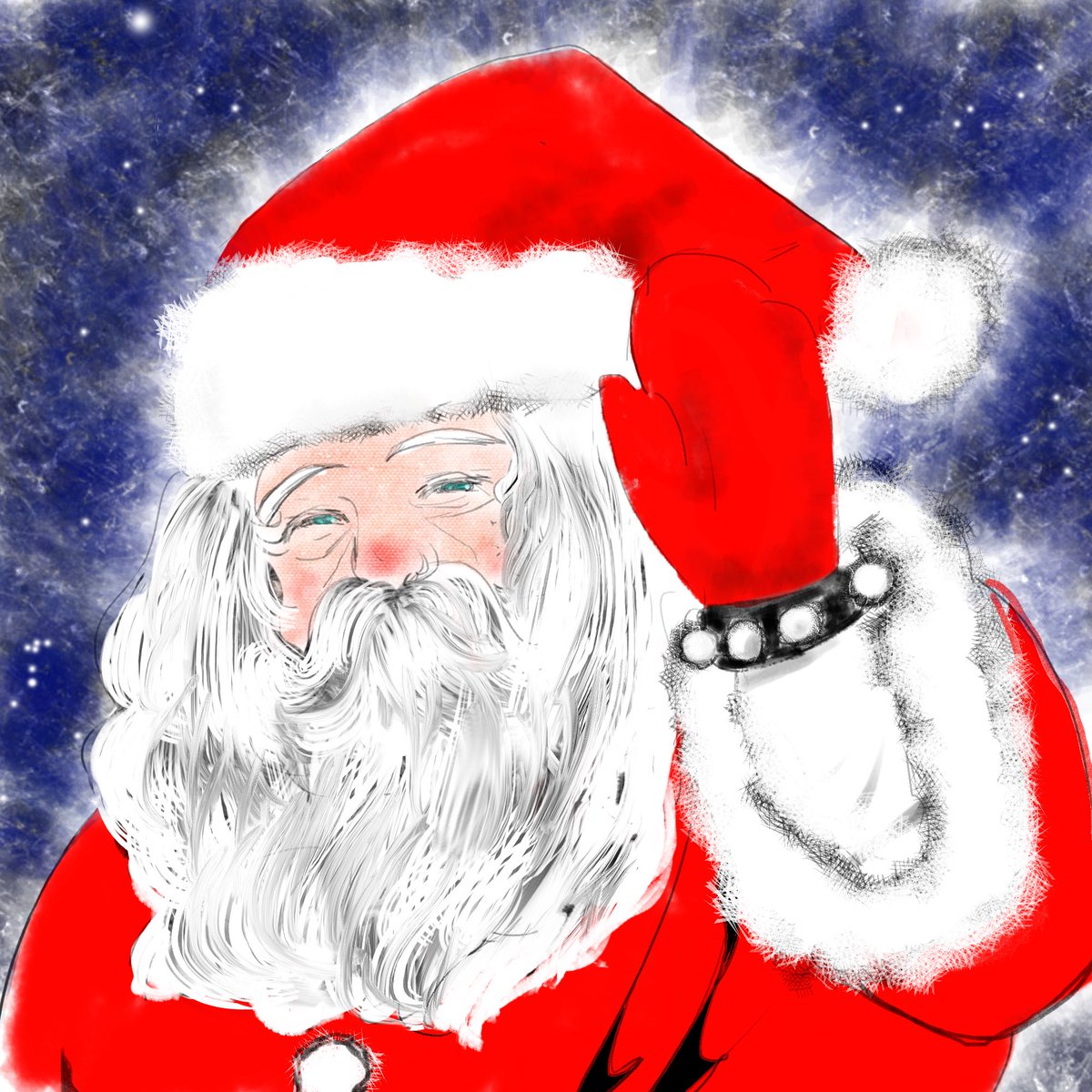 絵 #サンタクロース #イラスト