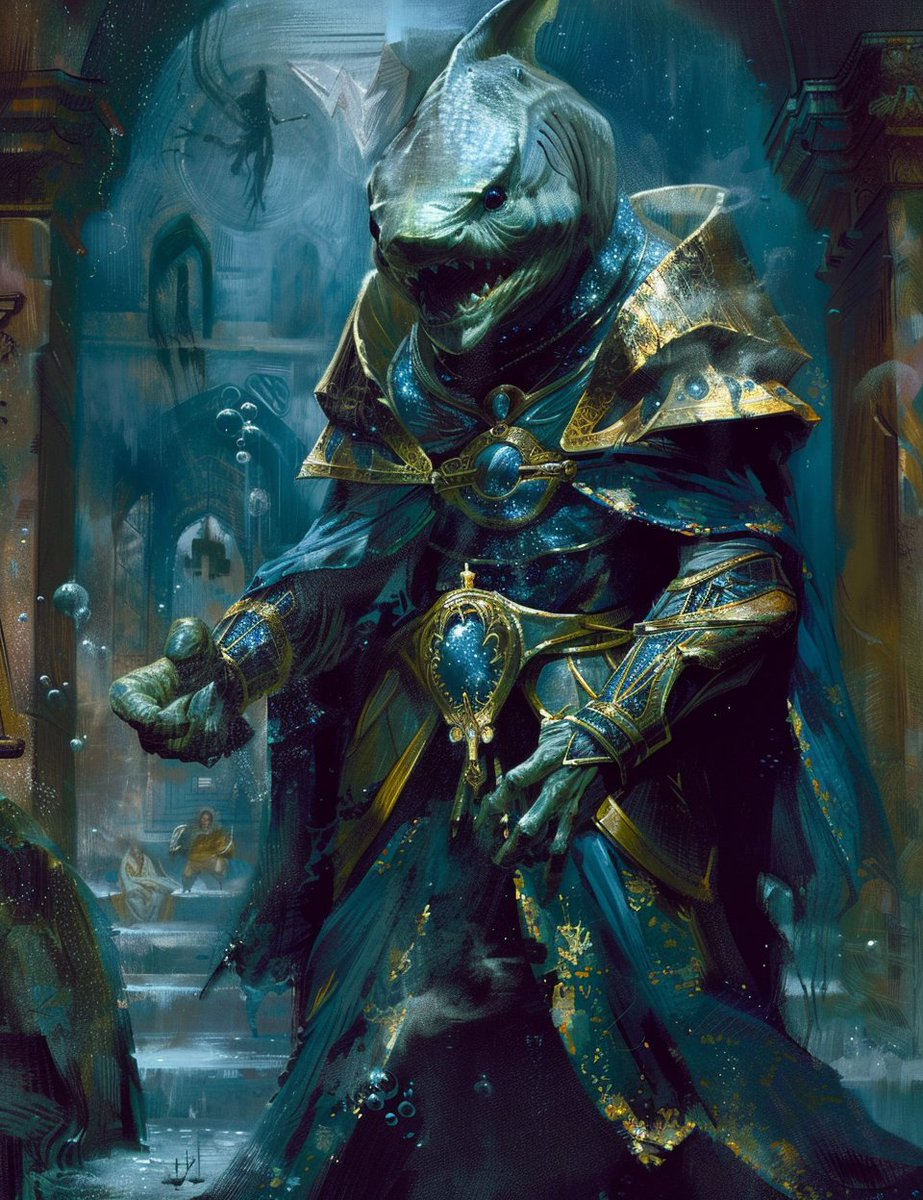 I really love weird Shark Priests. I've been writing them into Corpse Kings: The Silent Abyss since the start. You'll love what I've done with them. 🦈