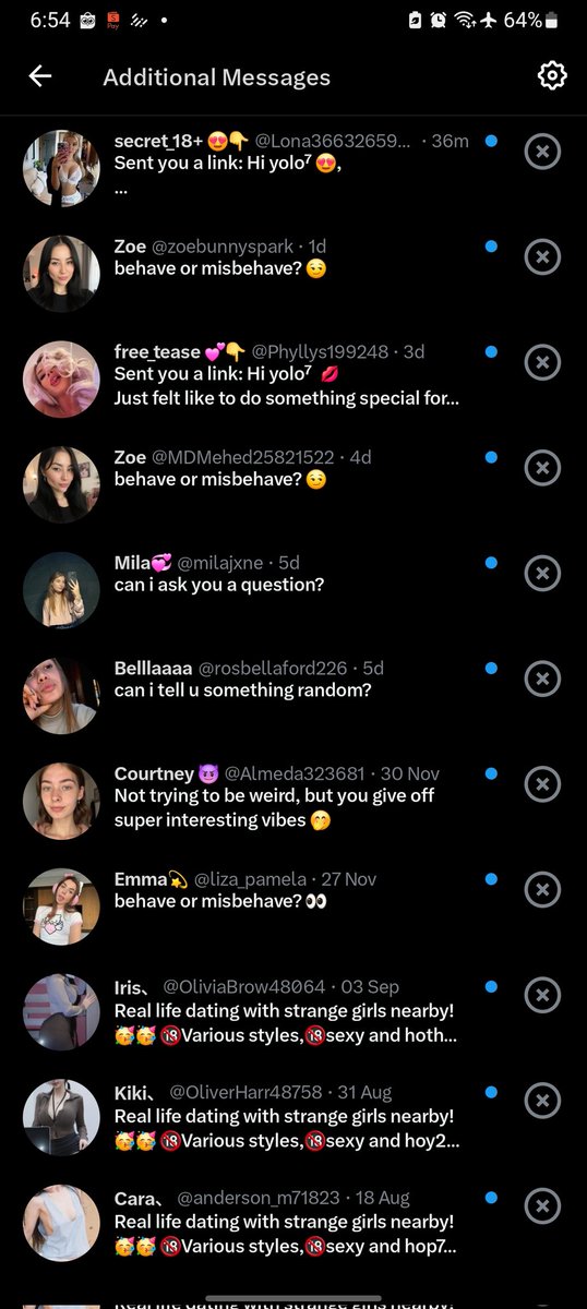 yolo⁷ mention after dm tweet media