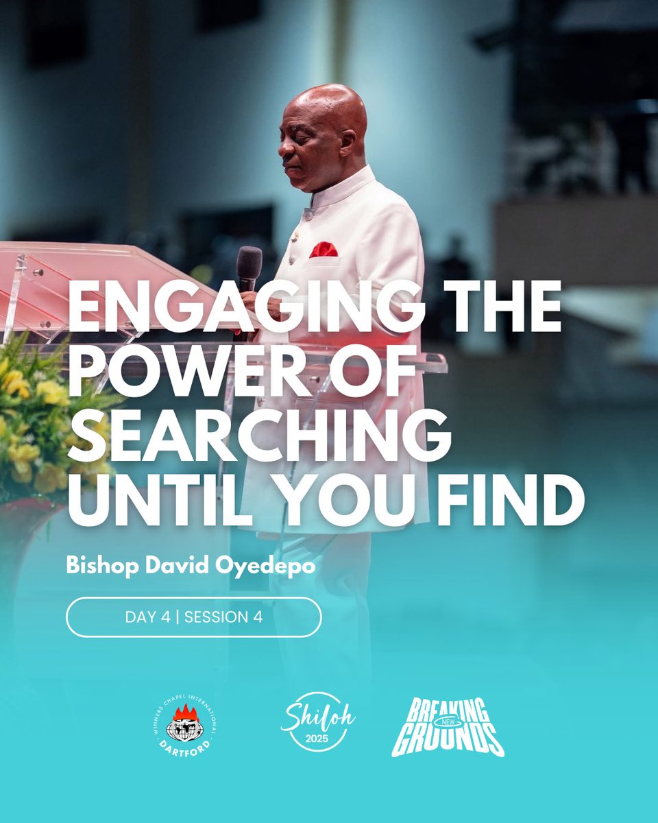 winnersdartford's tweet image. DAY 4 Word 4 — Bishop David Oyedepo 

facebook.com/share/p/1Bc5wM…

✨👏🎉
#shiloh2025 #sermonnotes #winnersdartford
