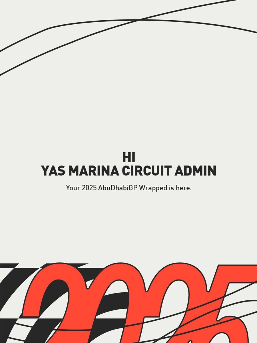 ymcofficial's tweet photo. Here’s our 2025 #AbuDhabiGP Wrapped!
A week of noise, nerves, and no skipped moments. 🎧🔥
#F1 #Formula1 #F1Finale #AbuDhabiGP https://t.co/O7m7zRinms