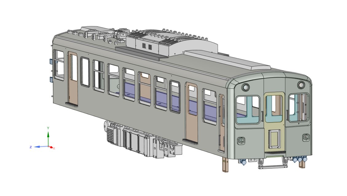 HungryDogModel's tweet photo. ★新製品のお知らせ

●【16番】
・高松琴平電気鉄道 1070形
　2両ボディキット
　￥63,800-(税込)

16番(HOゲージ)真鍮キットです。
・貫通扉は選択式
・床下機器付
台車やパンタ等は別途ご用意ください。
※台車は専用品を別売予定。

2026年春頃発売予定！

※高松琴平電気鉄道株式会社商品化許諾済 https://t.co/OWbav6NOoQ