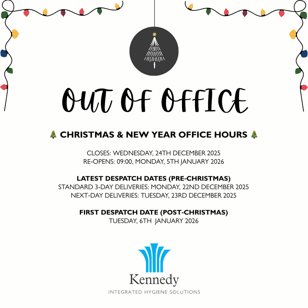 KennedyHygiene's tweet photo. Kennedy's last despatch dates before the Christmas closure
🎄 Standard 3-day deliveries: Monday 22nd December 2025
🎄 Next day deliveries: Monday Tuesday 23rd December 2025

https://t.co/3IayAdGRXS 

#Xmas2025 #Update https://t.co/1KnjhOXIsh