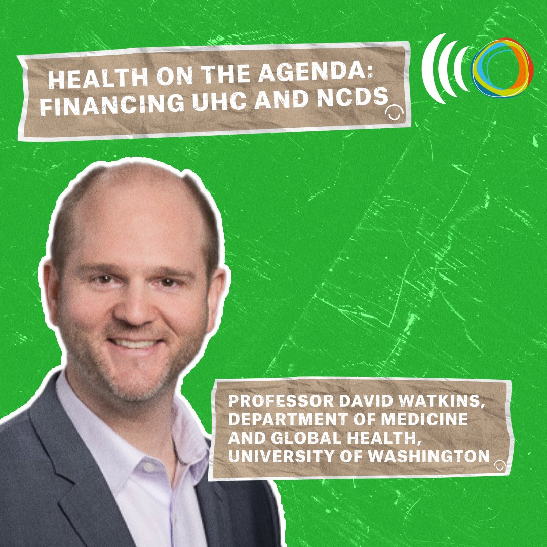 ncdalliance's tweet image. 🎙️On #UHCDay, Prof David Watkins @UWMedicine reminds us that "you cannot think about #UHC &amp;amp; health system development without thinking of #NCDs,"
🎧Tune in 👉 pulse.ly/ootbo2q2ii
🔎or search for the episode on your usual podcast app.