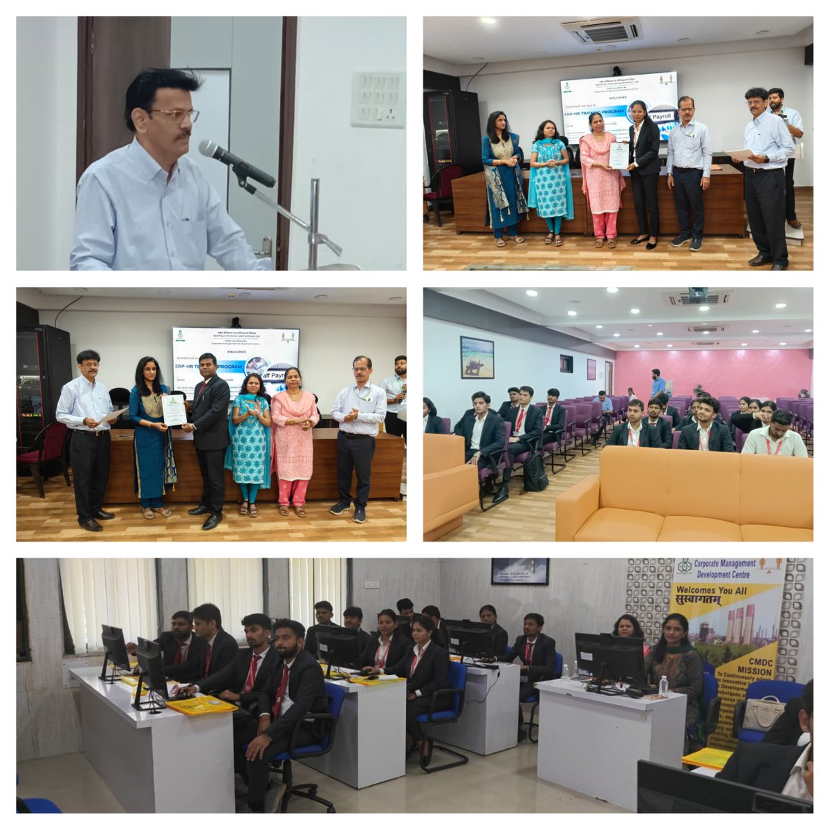 rcfkisanmanch's tweet photo. #RCF successfully conducted a one-day hands-on ERP HR workshop for students of MILS, Nagpur Campus, in two batches on 11th & 12th Dec 2025. The program, held under the RCFL–MILS MoU,this hands-on ERP HR workshop was led by internal faculty from RCFL’s IT and HR Departments. This expert knowledge-sharing initiative provided students with valuable practical insights into ERP systems
