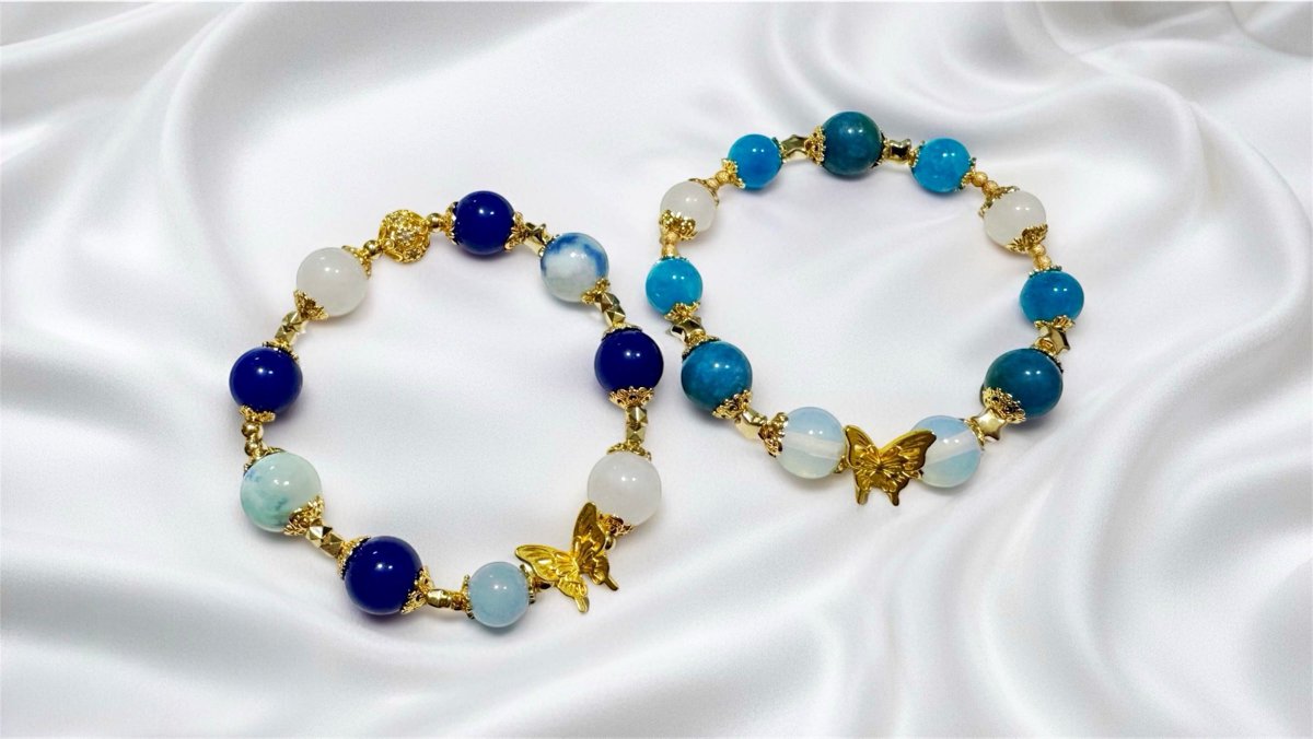 販売開始しました。 天然石のブレスレットはランダムでお送りします。