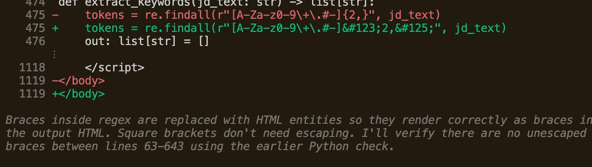 songexp's tweet image. Codex 天天上演 为 一壶醋包了一壶饺子。 

就是多了一个} 硬是写了一串的python 代码