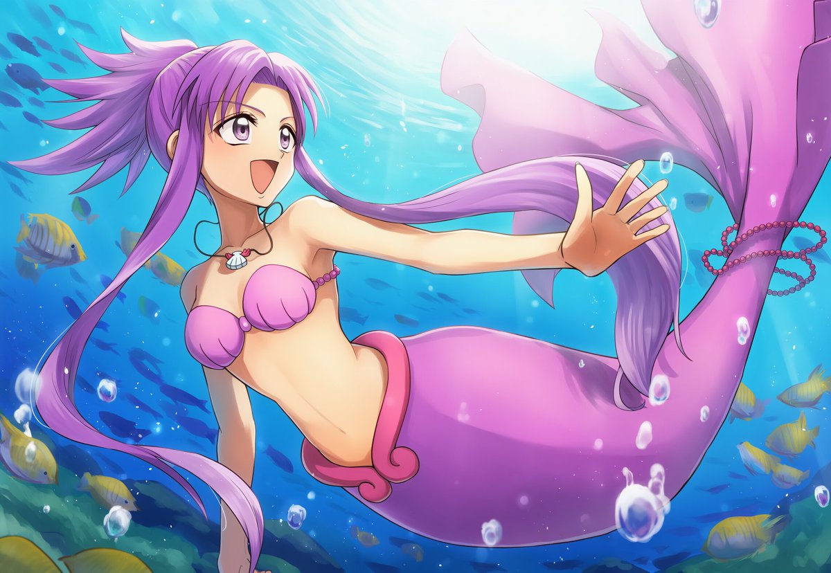 CrisologoDuran's tweet photo. Nikora nanami the Mermaid 
Mermaid Melody https://t.co/jXjnDuGHkq