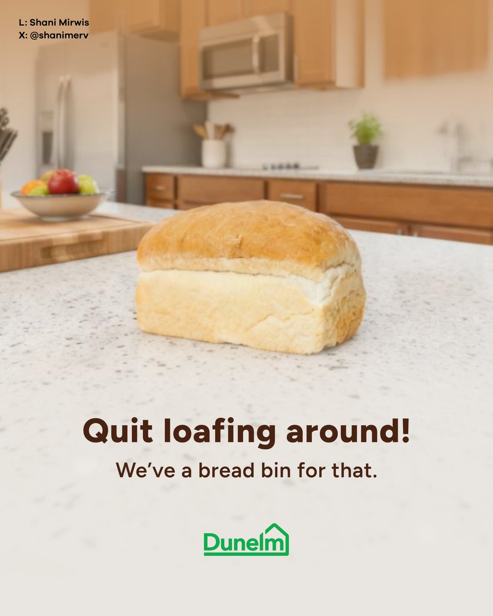 shanimerv's tweet photo. And another one today for @OneMinuteBriefs to advertise #BreadBins 🍞 https://t.co/LYICyW2nLi