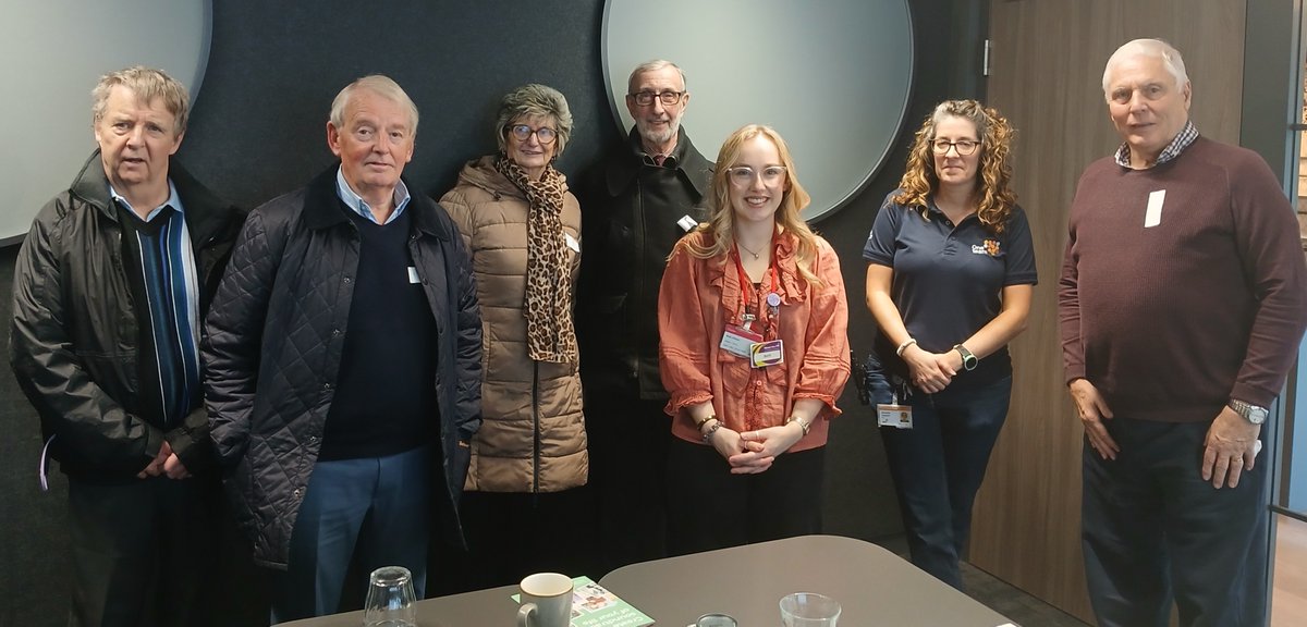 Dementia_NI's tweet photo. One of our four Belfast groups recently welcomed Beth, the District Officer of Belfast Central Library, to talk about the library's history, it's collections, exhibitions and the service it provides to residents and visitors to the city alike, and they all thoroughly enjoyed it. https://t.co/6BjMPBHOml