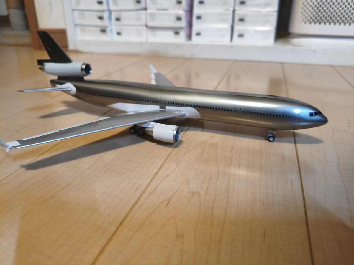 完成した( * ॑꒳ ॑*)
ジュラルミンはいいぞ〜
#旅客機プラモフェスin名古屋26