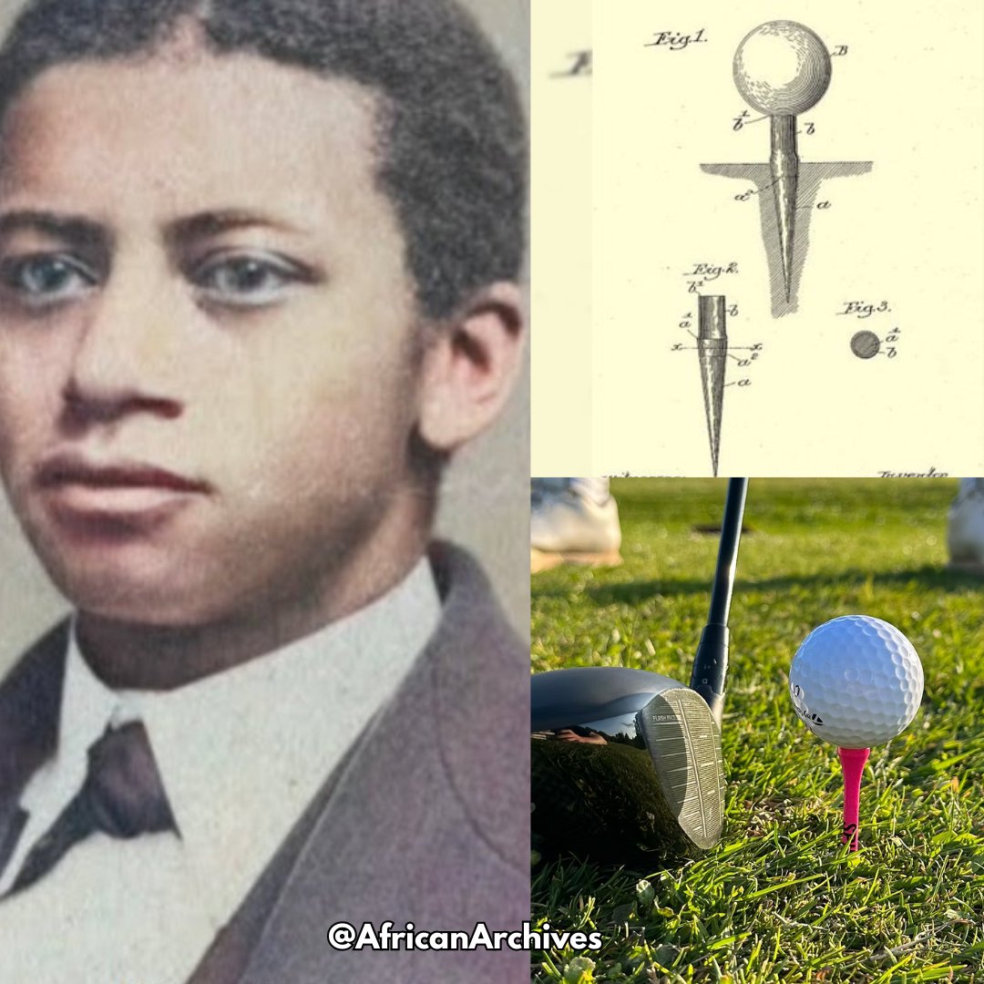 AfricanArchives's tweet image. On this day in 1899, Dr. George Grant of Boston, was issued patent #638920 for his invention, the modern golf tee. 

He was also the first Black Professor at Harvard University.