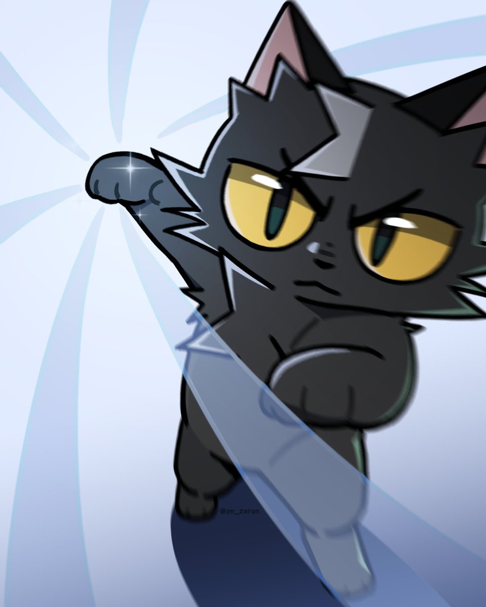 on_zeron's tweet photo. 냥펀치👊 #drawing #cat #meme #procreate #고양이 #그림 #짤 https://t.co/e9f2x5T9wQ