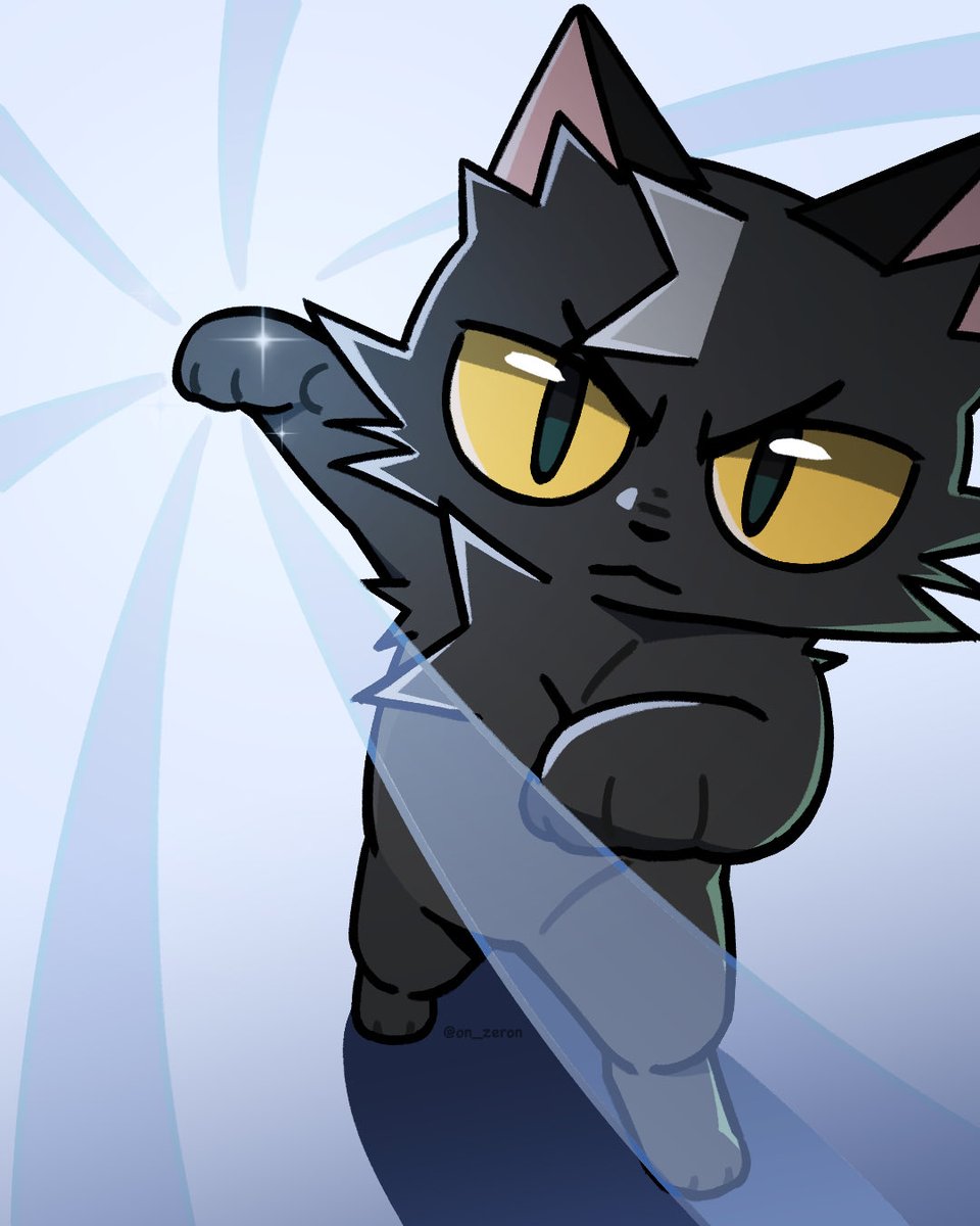 on_zeron's tweet photo. 냥펀치👊 #drawing #cat #meme #procreate #고양이 #그림 #짤 https://t.co/e9f2x5T9wQ