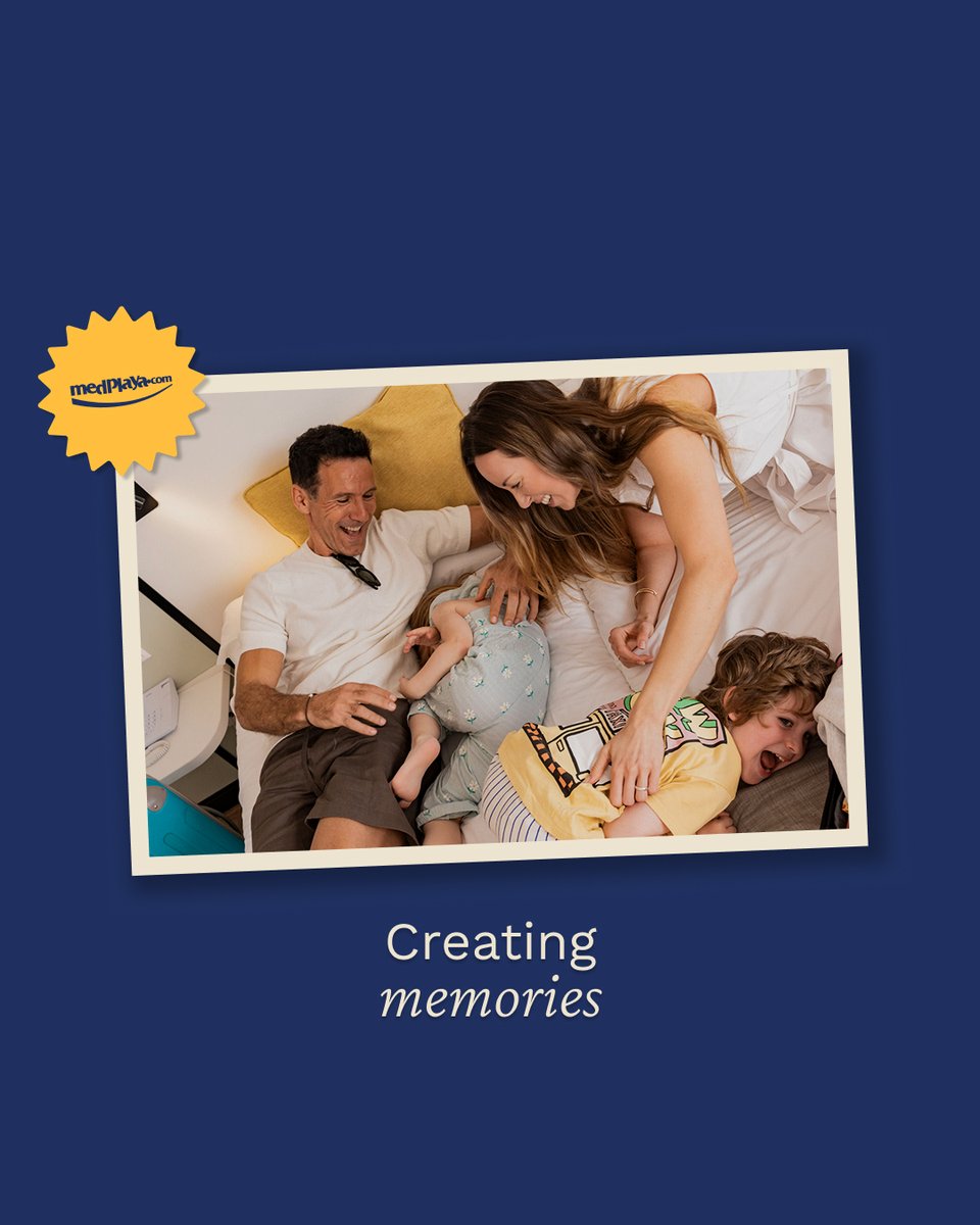 Los mejores recuerdos no caben en una maleta. Crea los tuyos en MedPlaya.

The best souvenirs are the memories you take with you. Create yours at MedPlaya.