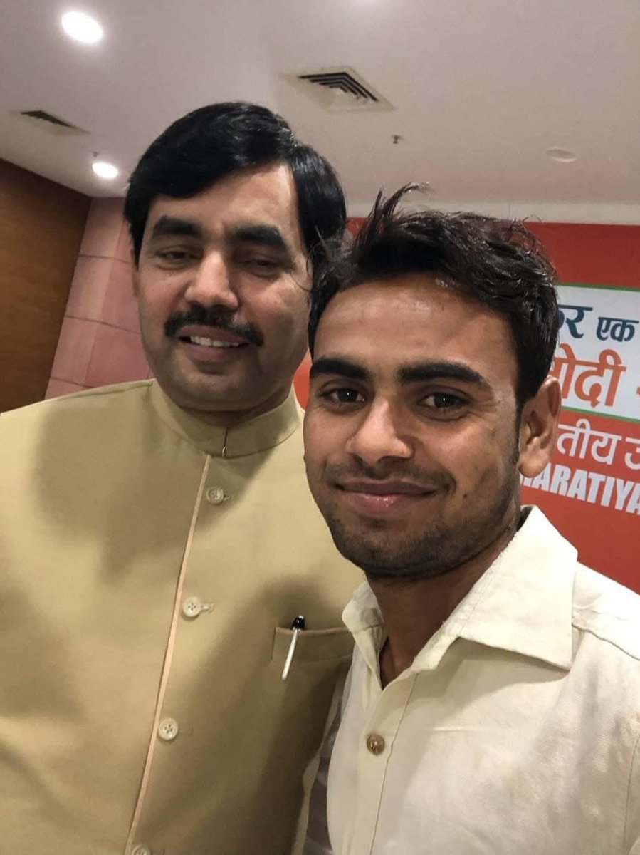 Birthday Greetings To The Senior dynamic Leader, Former, Union Cabinet Minister &amp; National Spokespersons, (B.J.P.)
Shree. <a href="/ShahnawazBJP/">Syed Shahnawaz Hussain</a>  ...JI

Wishing him good health &amp; well being on his special day.💐🙏