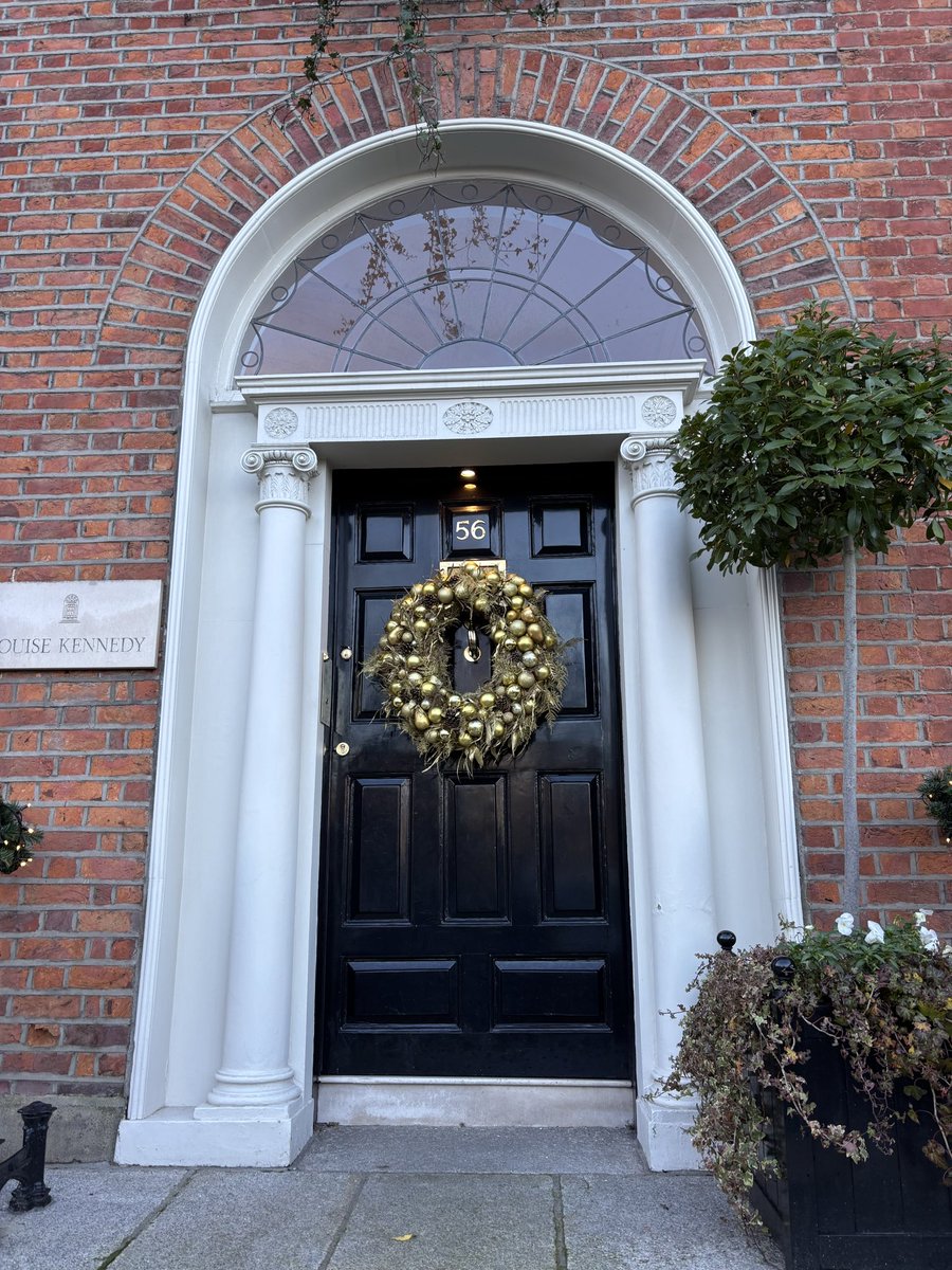 Georgian doors, Christmas wreaths