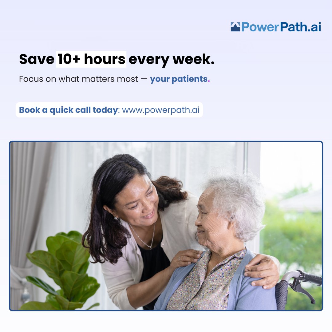 Powerpathai's tweet image. Complete OASIS in Minutes, Not Hours

Schedule your demo today: Powerpath.ai

#FasterOASIS #HealthTechEfficiency #HomeHealthAI #HomeHealthCare