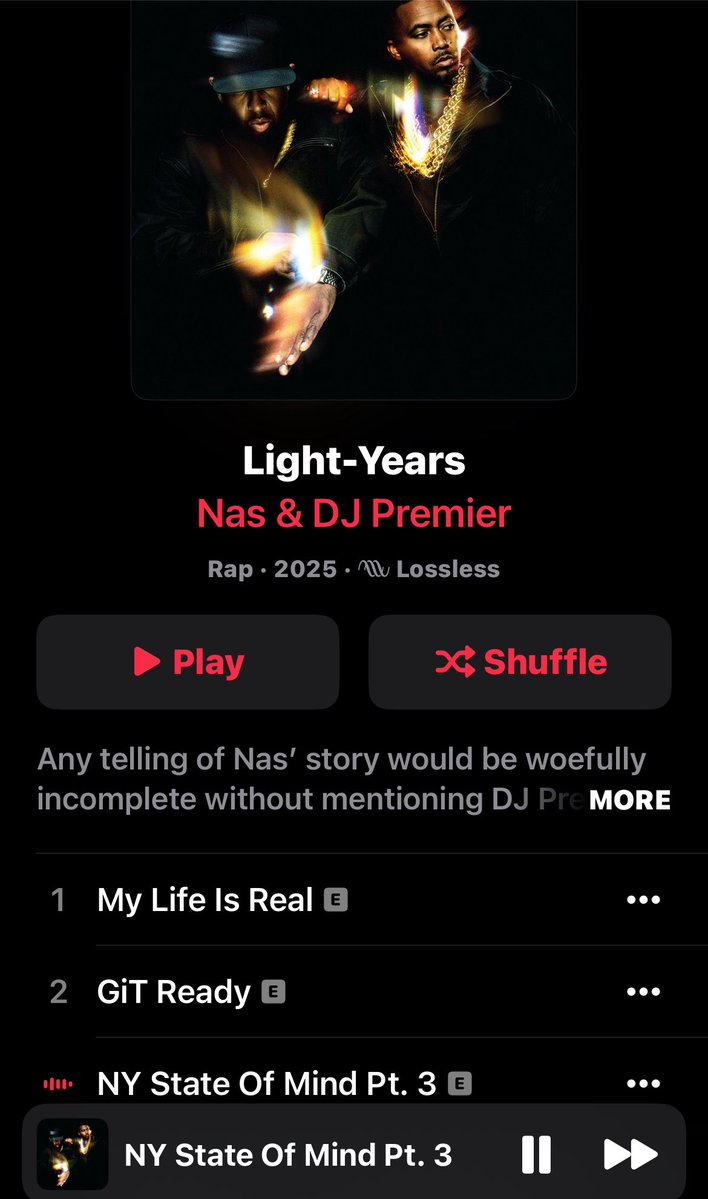 Can’t Even lie This new <a href="/Nas/">Nasir Jones</a> Album is straight tuff from the production to the lyrics he still going off on em on some Illmatic ish. 💎🔥🔥🔥💯