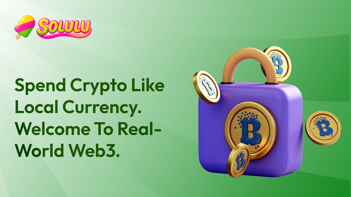 SoluluClub_web3's tweet image. 💡 Solulu is not just another crypto card; it's a complete infrastructure for stablecoin payments!

🌐 By bridging on-chain assets with real-world scenarios, we're redefining how you spend and interact with your digital assets.

#Solulu #DigitalAssets #PaymentSolutions