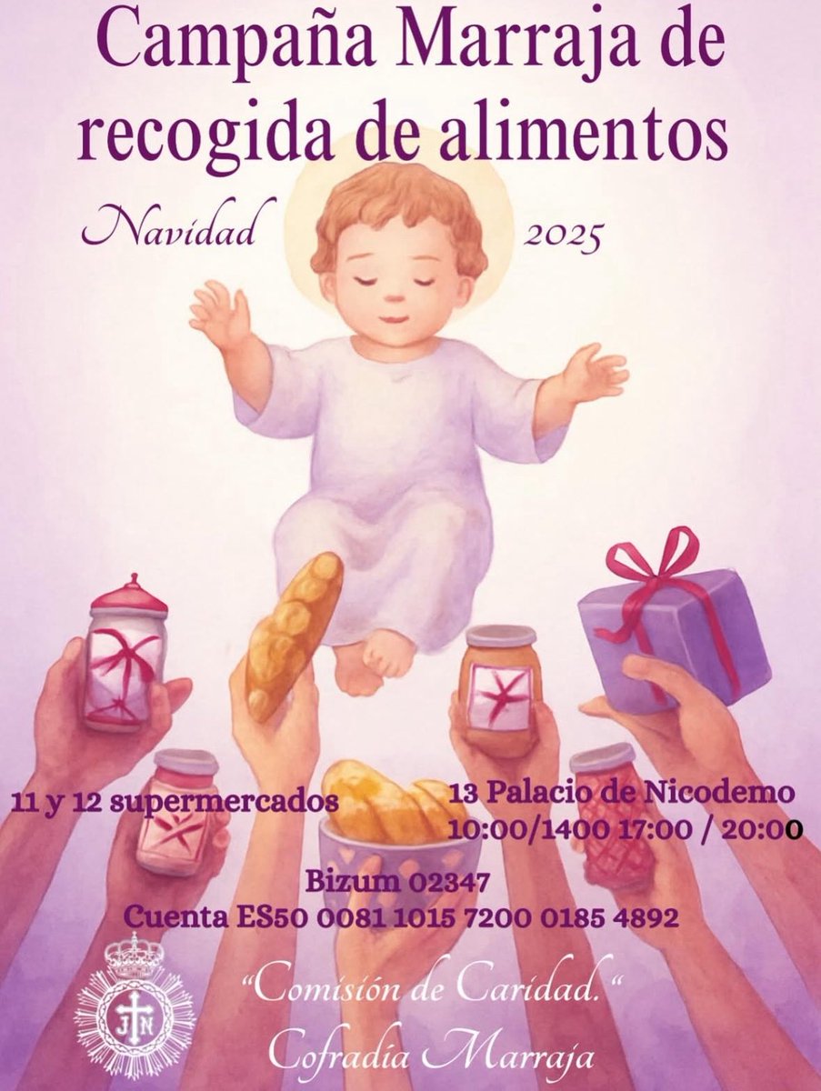 Descen_ct's tweet photo. Hasta las 19:00 nuestros voluntarios estarán en el puesto ubicado en Spar de Calle del Carmen, recogiendo alimentos para la Campaña Marraja. ¡Os esperamos! https://t.co/wGzugC9nXU