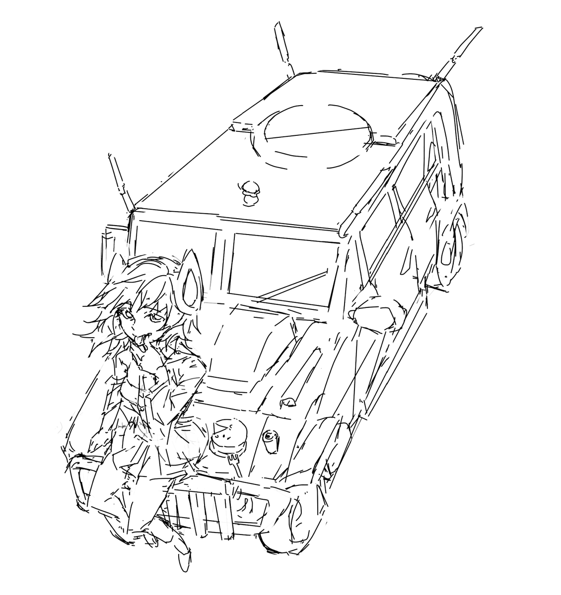 Xueone_'s tweet photo. 08_DEC_2025(2) 
#illustration #スケッチ https://t.co/jfauCguEeR