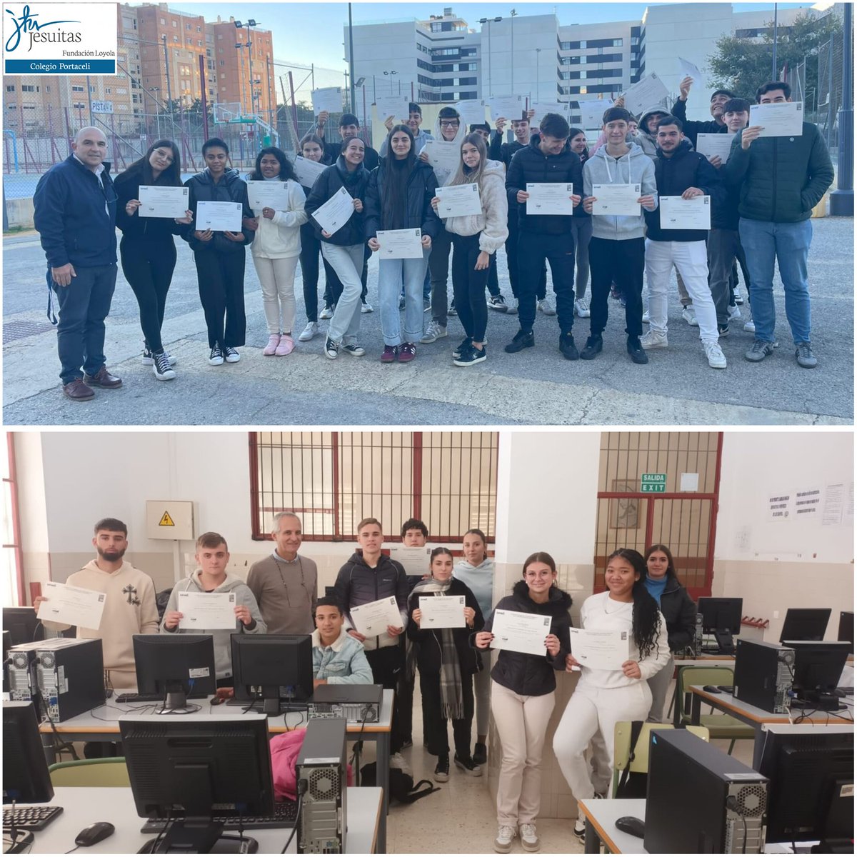 #Portaceli25 Entrega de diplomas de PREVENCIÓN DE RIESGOS LABORALES.

Gracias a la FLC por su disposición para alcanzar el objetivo último: un alumnado preparado para su período de estancia en la empresa y con todas las garantías referidas a la salud laboral.

#curso25_26 #FP
