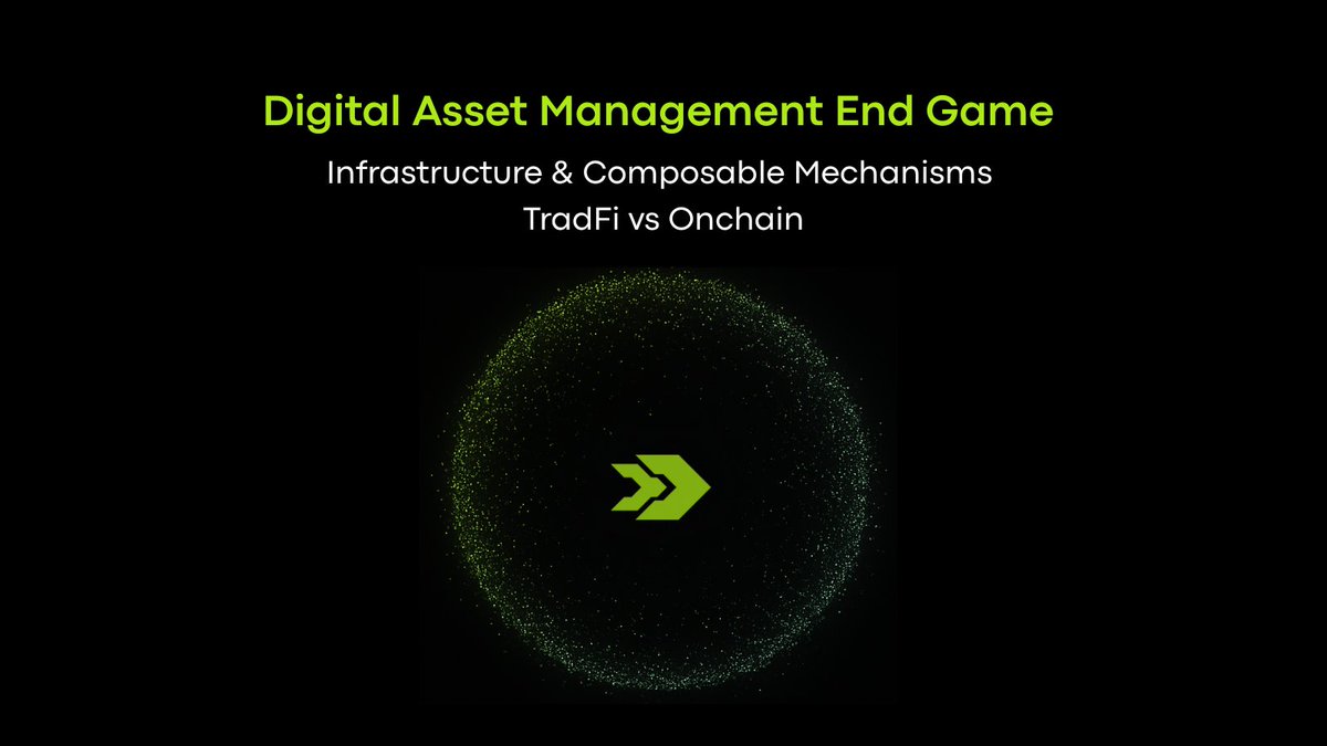 Consider two investors in the same Fund of Funds: The tokenized version held by User A is superior to User B's traditional holding. It is more liquid, mobile, and capable of generating higher yields.

This illustrates that: On chain infrastructure = Acceleration in capital