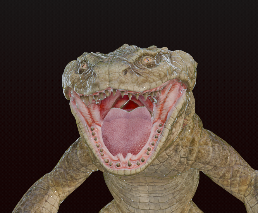A while ago I got my hands on the Saurian model from Dragon's Dogma 2.

I decided to check it out.
I quite like what I'm looking at
So I'm going to give it an animation ready Rig soon.