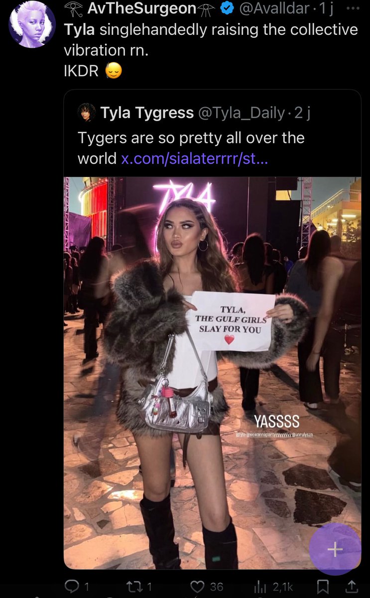 Avalldar's tweet photo. Very funny that Claire Nakti said this bc as I often tell my friends..

A bad woman is a good woman.

Something I also think ab often is how cultivating beauty/sexiness is literally one way to combat evil..

Hence what I said a day ago on the 2nd picture I was extremely serious. https://t.co/fFjCCmL0mB