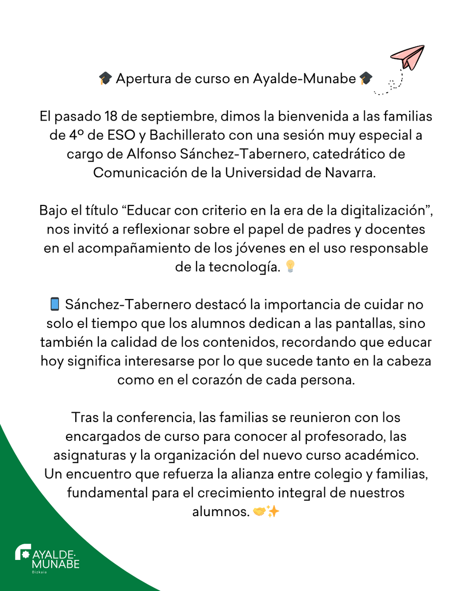 Colegio Ayalde-Munabe tweet media