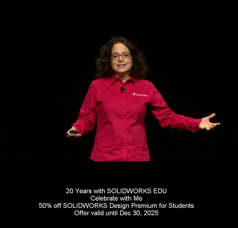 3DXLounge's tweet photo. 世界の #3D モノづくり教育に変革をもたらした #SOLIDWORKS 社員マリーの勤続20周年を祝ってSOLIDWORKS 学生版を50% Offに📣2025/12/30（火）まで。クーポンコードは、Marie50
購入はこちら👉 https://t.co/XAizCV98ZG

#SOLIDWORKS #ソリッドワークス #SWUGN #CSWA #CSWP #jobskills https://t.co/sPjwlvg0dn