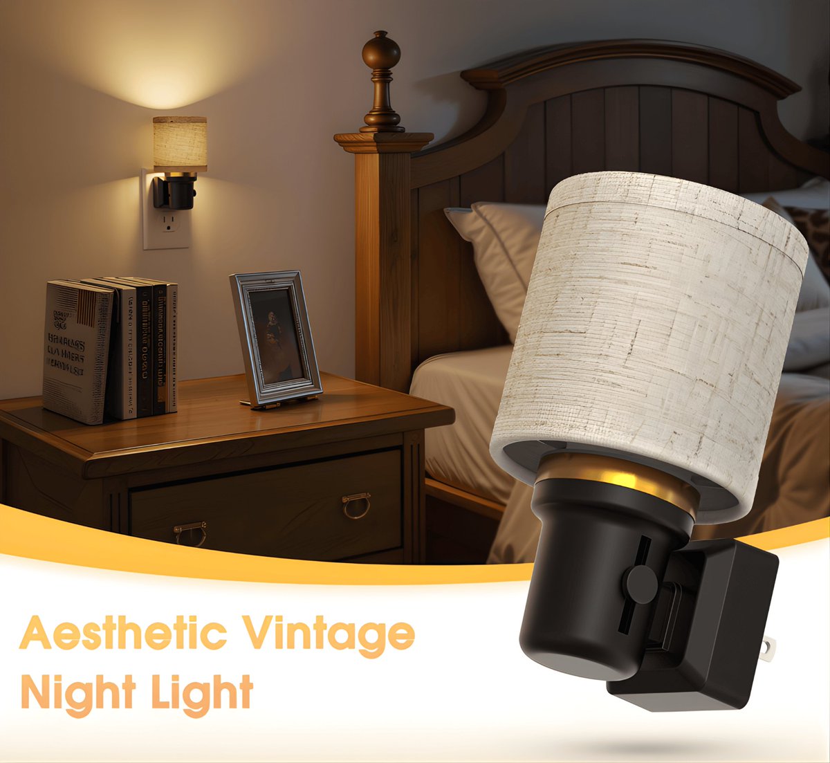 Buyereviews's tweet photo. ⏰ Limited Time Deal ⬩➤ LED Night Lights Plug into Wall with Dusk to Dawn Sensor

🌟 Enjoy a fantastic 50% off on this vintage-inspired nightlight.

• Retail Price: $14.99
• Discounted Price: $7.50
• Promo Code: QUGFAVMP
• View on Amazon: https://t.co/1owBPBZgjZ

Follow us for daily savings: 
https://t.co/pvgR8doC0n

#ad #deal
