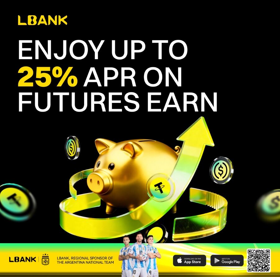LBankIndonesia's tweet image. 🚀 Penawaran Eksklusif VIP: Futures Earn Sudah LIVE!  
Tingkatkan modal Anda dengan Futures Earn, produk kekayaan eksklusif VIP terbaru dari LBank yang menawarkan hingga 25% APR pada margin futures Anda.  

Mulai sekarang: lbank.com/futures-earn?u…  

#LBankVIP #FuturesEarn #Passiv