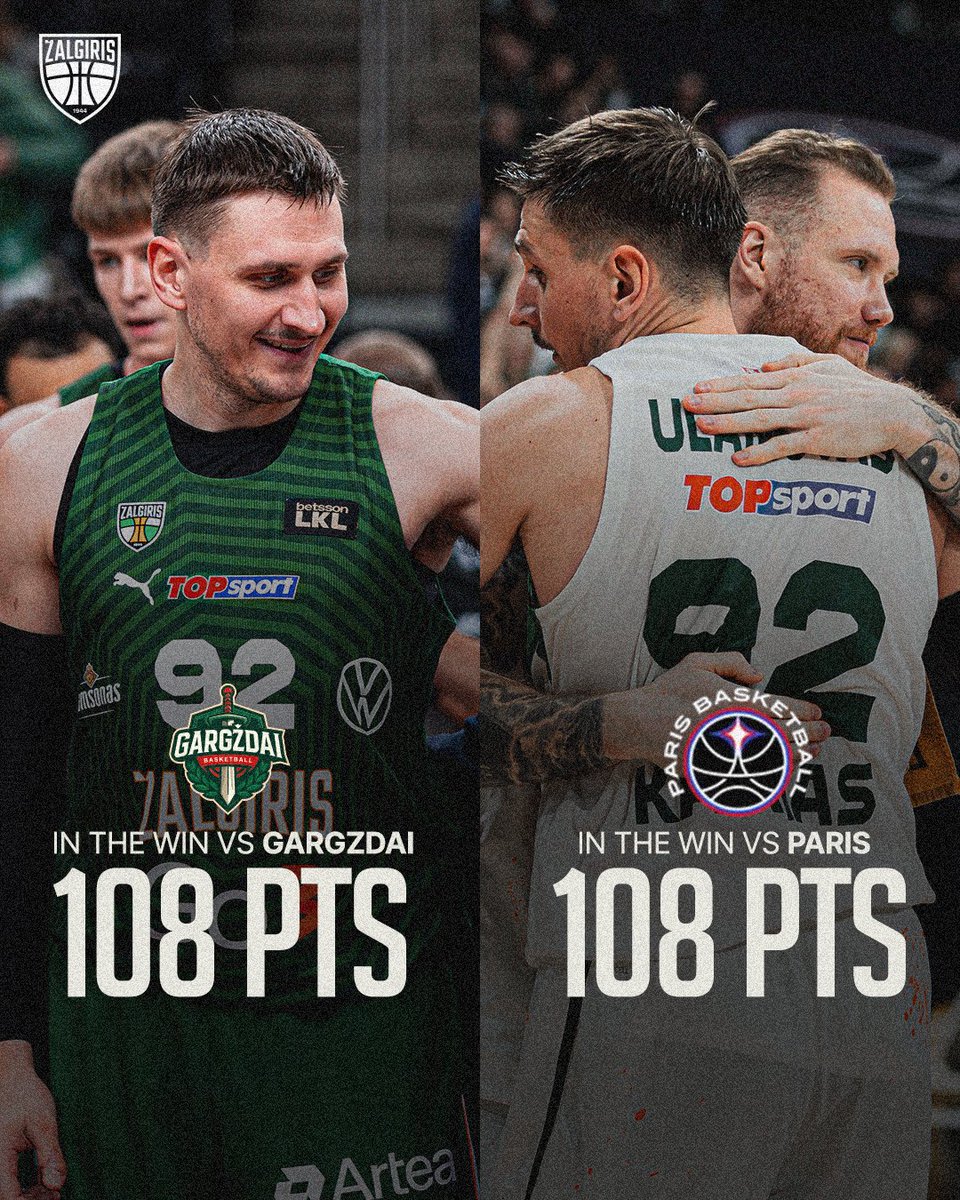 BC Zalgiris Kaunas tweet media