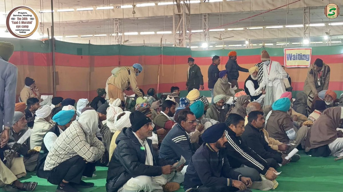 GreenSwelfares's tweet photo. Day 1 of the 34th ‘Yaad-E-Murshid’ Free Mega Eye Camp unfolds today, with expert care meeting hopeful hearts.
To help everyone experience a clear, healthy vision, the camp is committed to provide world-class treatment, including free surgeries to patients.
Buzzing corridors, doctors performing check-ups, dedicated staff and volunteers — watch the glimpses as everyone joins hands to fulfill this grand mission.

#RamRahim #GurmeetRamRahim #FreeEyeCamp #EyeCare #eyecheckup