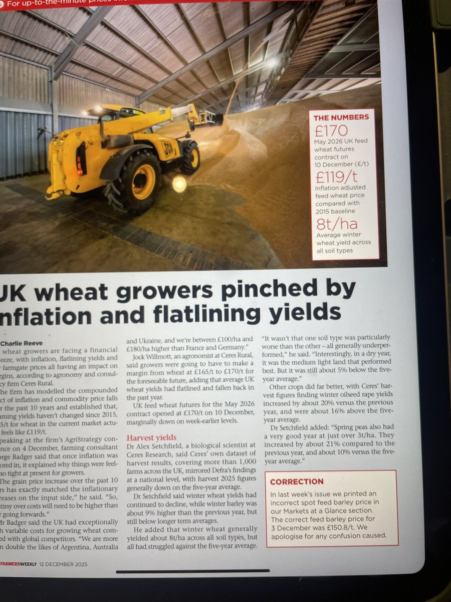 loweroddfarm's tweet photo. 8t/ha average winter wheat yields 🤔. That’s interesting. Greatest concern is our costs especially compared to France and Germany. What are they doing differently? Or as suspected by most of us ‘rip off 🇬🇧’. #ahdb https://t.co/DvzB91EvZs
