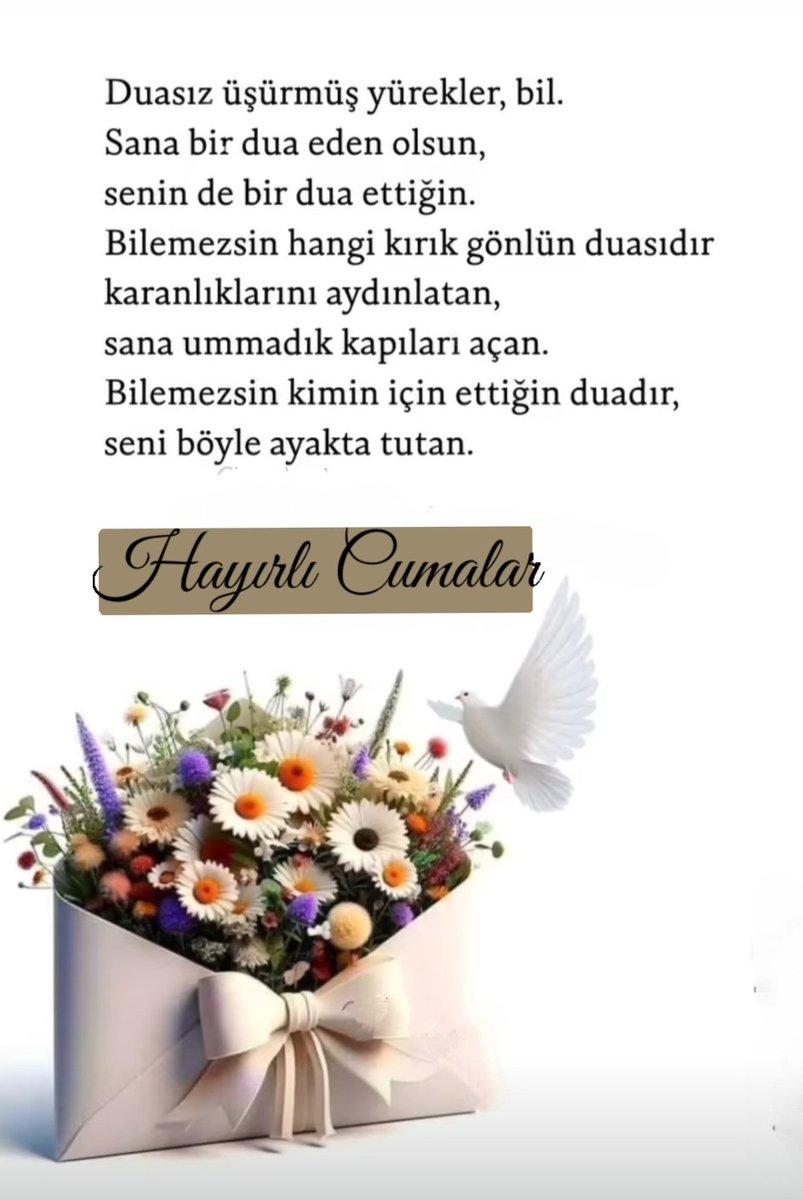 Selâm ve duâ ile...