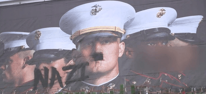 __0HOUR1_'s tweet photo. Leftists did this to the Marines.

Say it with me.

Leftists are fucking terrorists. https://t.co/4Qevf4U4yr