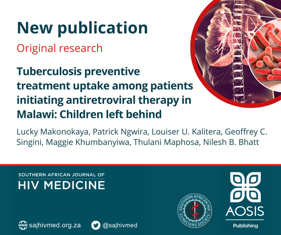 Southern African HIV Clinicians Society (SAHCS) tweet media