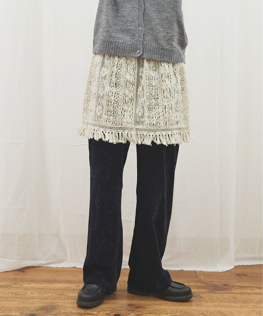 fig London いくつもののレースをはぎあわせて作ったやかで