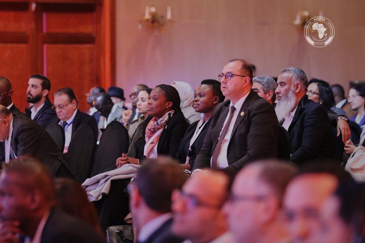 AfCFTA's tweet photo. At the opening ceremony of the 2nd AfCFTA business forum in Marrakech, Morocco,  H.E Wamkele Mene delivered a strong message on accelerating AfCFTA implementation amid global trade uncertainties.
He highlighted the need to move faster in eliminating intra-African trade barriers, modernize customs systems, liberalize the movement of persons and services, and fully leverage Africa’s $712bn digital economy opportunity.
The call to action was simple: stronger collaboration and a renewed determination to make the #AfCFTA work for Africa’s private sector.
#AfCFTA #AfCFTABusinessForum