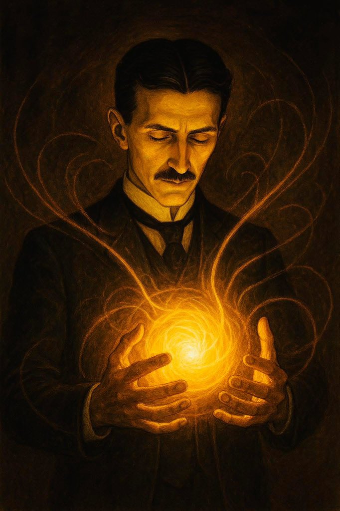 TESLA TURNED SEXUAL ENERGY INTO GENIUS.

THE ALCHEMY THEY NEVER TAUGHT US.

Tesla wasn’t “just celibate.”
He was a master of transmutation.
He knew that sexual energy is creative energy — the raw life‑force that builds worlds, ideas, and dimensions.

Instead of leaking it through