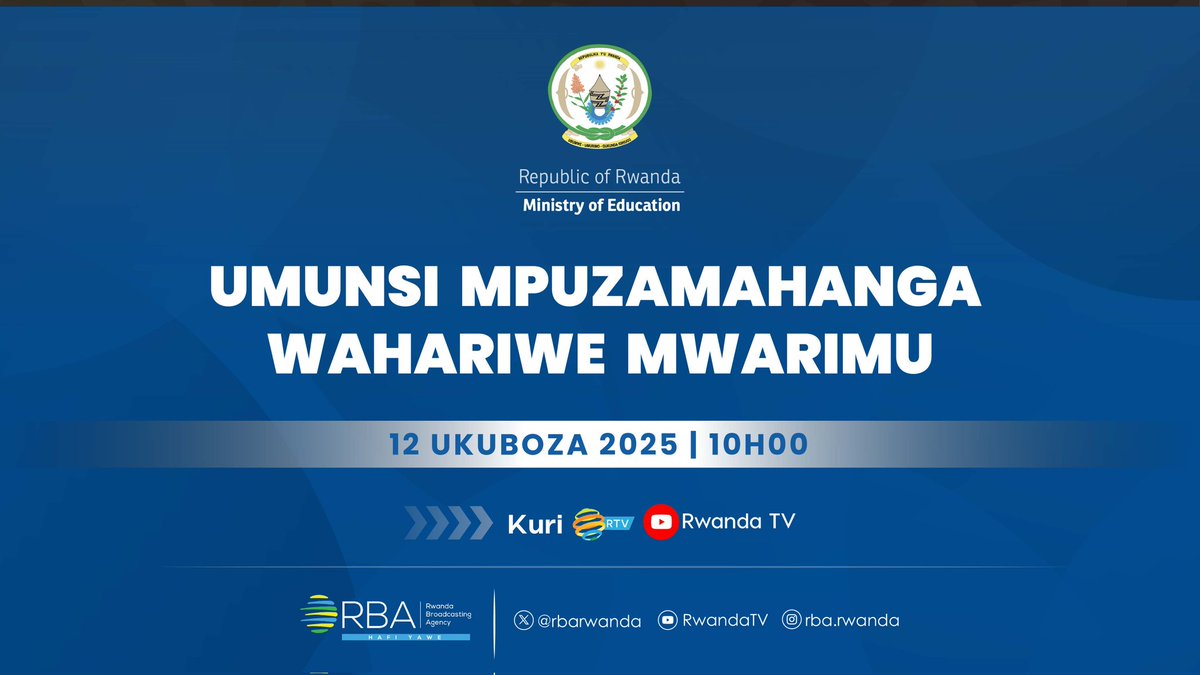 Rwanda Broadcasting Agency (RBA) tweet media